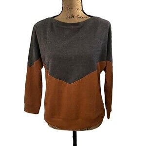Tickled Teal Women's Boutique Western Sweater Sweatshirt Top Perfect Condition S